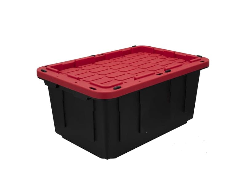 Small 17-gallon storage tote